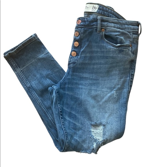 Abercrombie & Fitch Jeans EUC size 14R - Picture 1 of 3